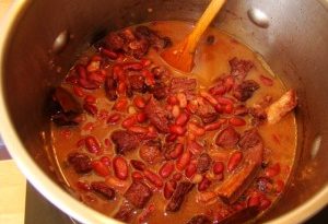 recette antillaise haricots rouges à la viande