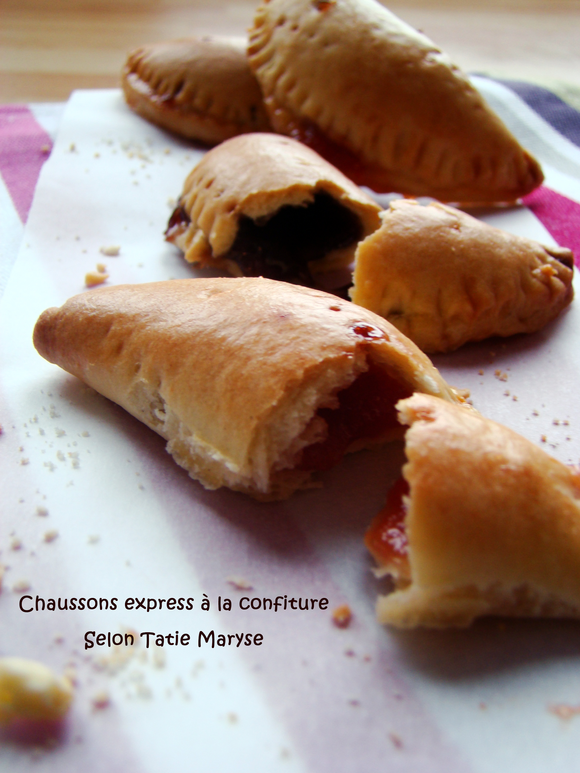 recette chaussons confiture