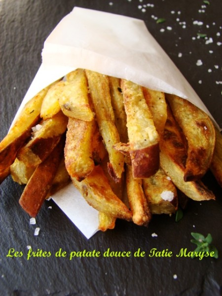 Recette des frites de patate douce