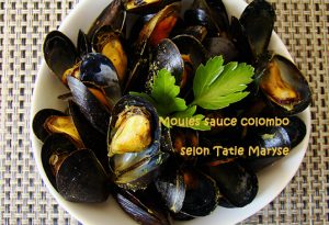 moules sauce colombo