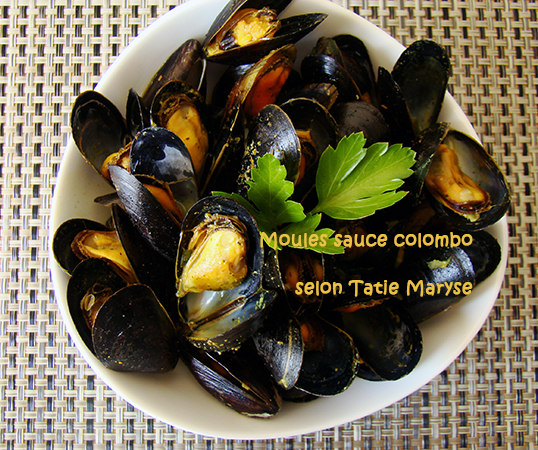 moules sauce colombo