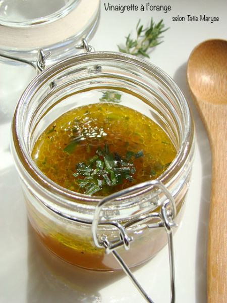 Vinaigrette à l'orange simple