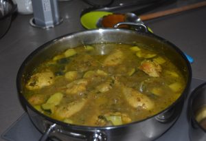 réaliser colombo de poulet antillais