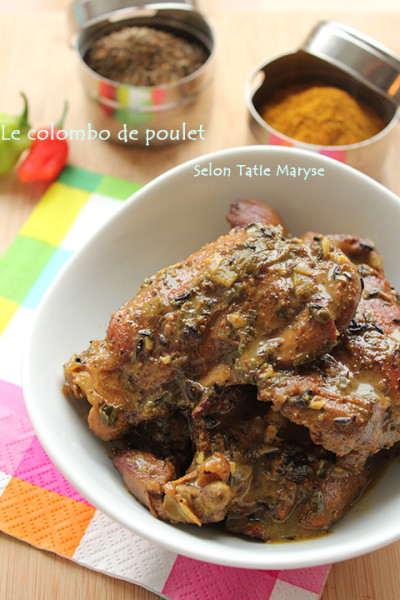 Recette du colombo de poulet