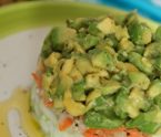 Morue concombre avocat