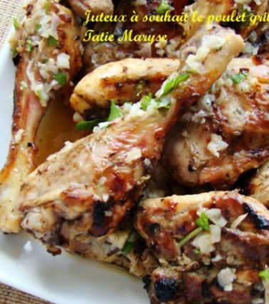 Recette du POULET GRILLÉ simple et délicieux, selon Tatie Maryse