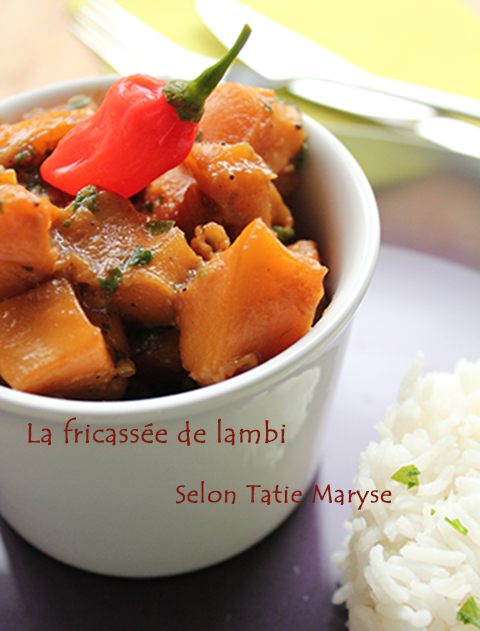 fricassée lambi