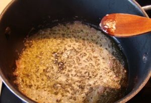 préparation risotto antillais
