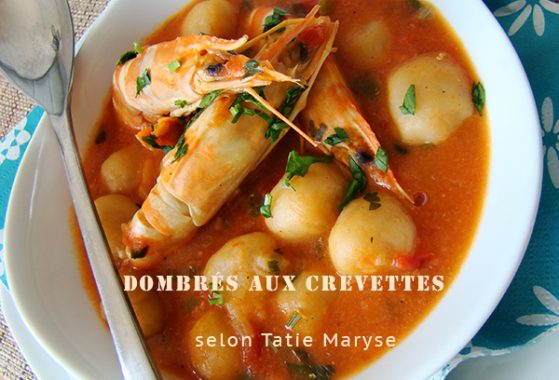 dombrés aux crevettes