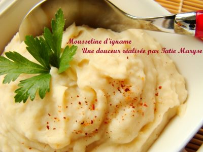 purée igname légumes antillais