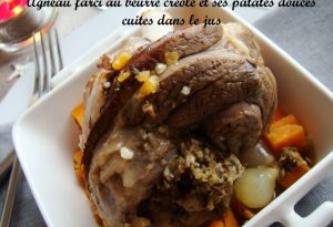 agneau farci patates douces