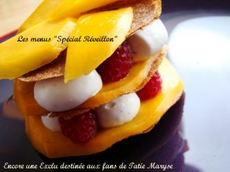 mille feuille mangue