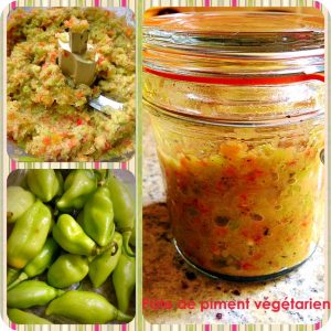 pâte de piment végétarien