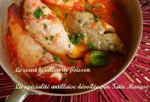 court bouillon de poisson antillais