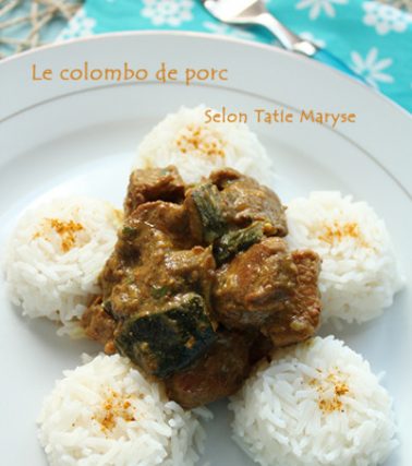 Recette du COLOMBO de PORC antillais selon Tatie Maryse