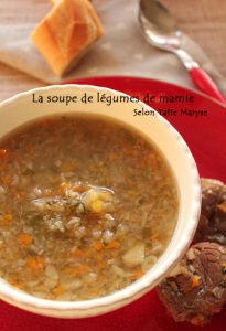 soupe de légumes cuisson des légumes