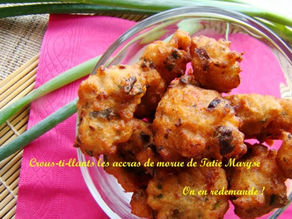 recettes accras de morue 