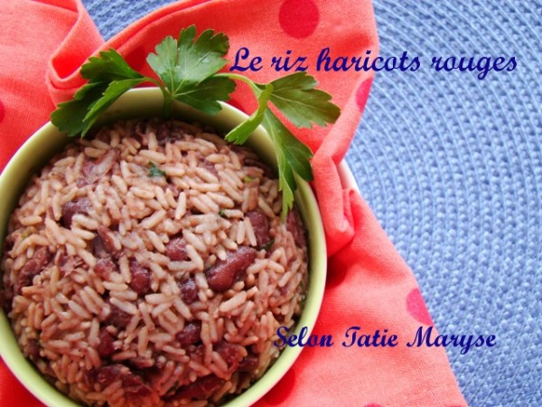 Recette du riz haricots rouges