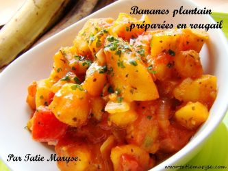 rougail banane plantain