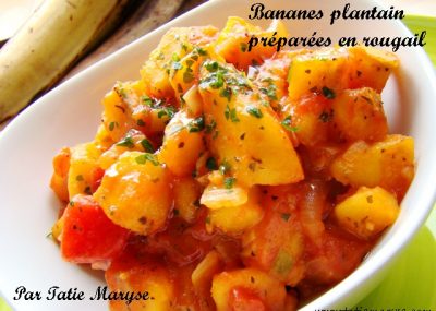 rougail banane plantain