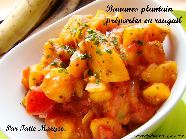 rougail banane plantain