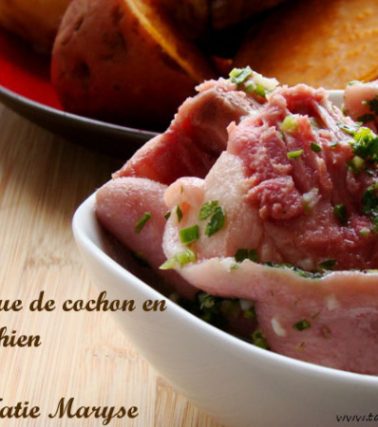 Recette de la SALAISON de PORC en SAUCE chien, selon Tatie Maryse