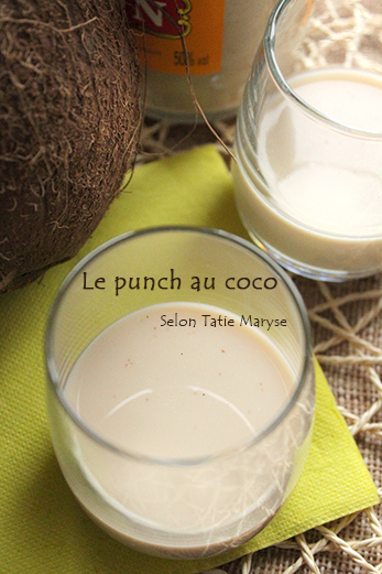 Recette du punch au coco