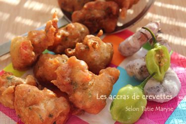 accras de crevettes