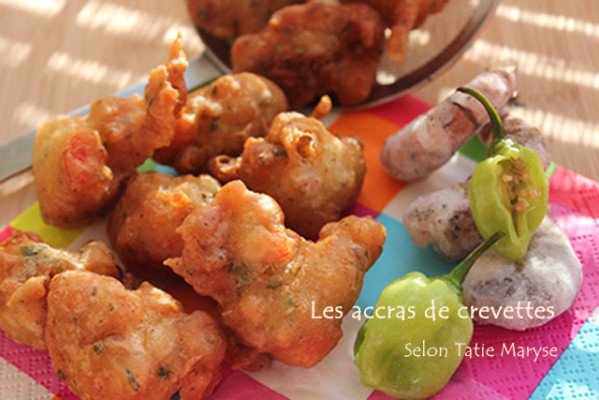 Recette des accras de crevettes