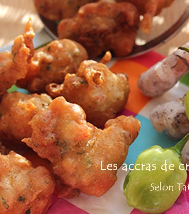 Recette des ACCRAS de CREVETTES selon Tatie Maryse