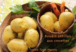 boudin aux crevettes antillais