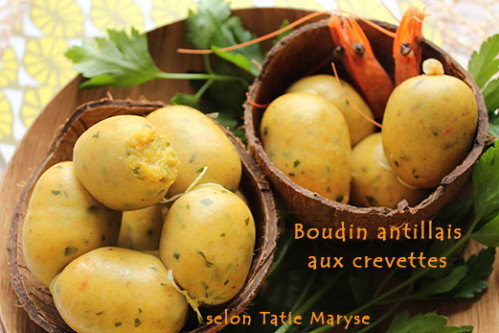 Recette du boudin aux crevettes