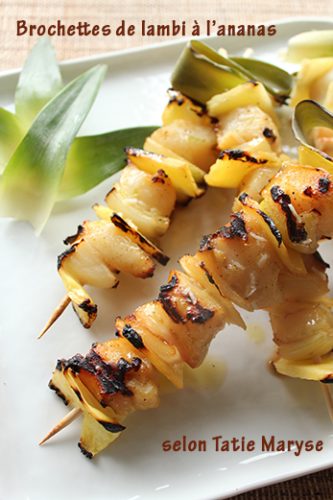 brochettes de lambi