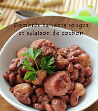 Recette des DOMBRÉS haricots rouges SALAISON selon Tatie Maryse