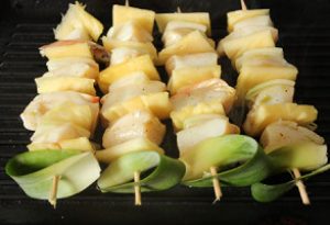 brochettes lambi guadeloupe