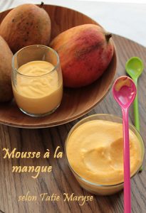 mousse à la mangue