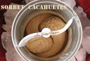 sorbet cacahuètes