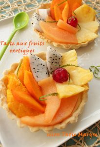 tarte fruits exotiques