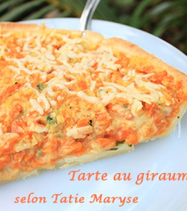 Recette de la TARTE au GIRAUMON, selon Tatie Maryse