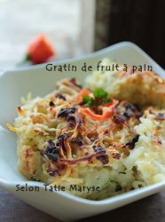 gratin fruit à pain