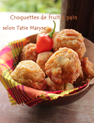 croquettes de fruit à pain