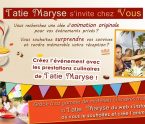 Flyer Tatie Maryse (recto)