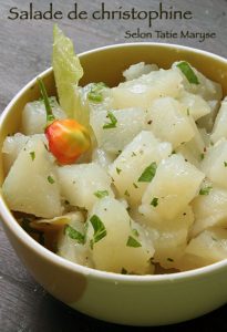 salade de christophine légumes antillais