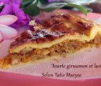 Tourte giraumon lardons