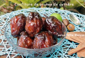 recette confiture de cythère