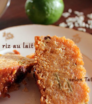 Recette du GÂTEAU de RIZ au lait, selon Tatie Maryse