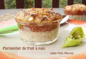 parmentier fruit à pain légumes antillais