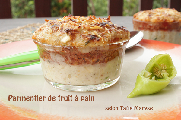 parmentier fruit à pain légumes antillais