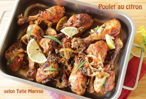 poulet au citron recettes avec peu d'ingrédients