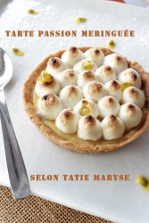 tarte passion meringuée